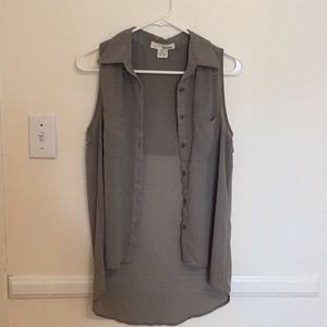 Fancy sleeveless blouse